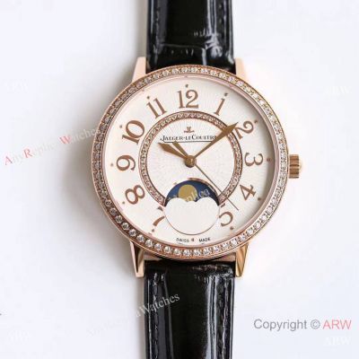 Swiss Copy Jaeger-LeCoultre Rendez-Vous Classic Moon Cal.9015 Rose Gold Case